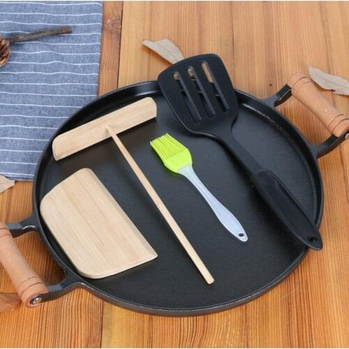 Pancake Household Chinese Hamburger Fruit Frying Pan Thickening Omelet Breakfast Egg Roasting Pot