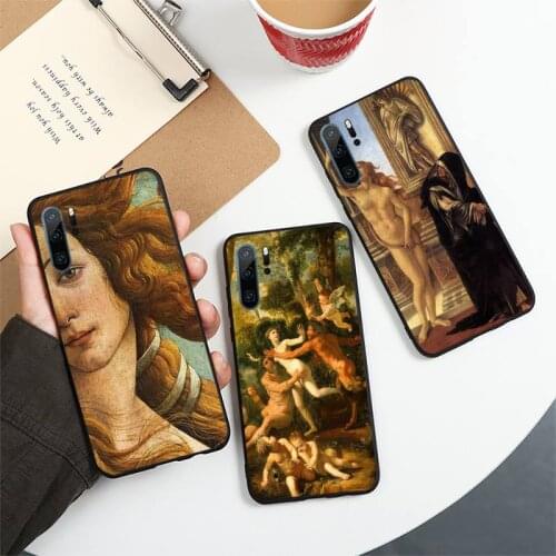 The Birth Of Venus art painting Phone Case For Huawei honor Mate P 10 20 30 40 i 9 8 pro x Lite smart 2019 nova 5t