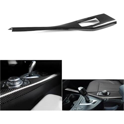 For-BMW 1 Series F20 F21 2012-2018 2 Series F22 F23 Carbon Fiber Central Control Multimedia Button Panel Frame Cover