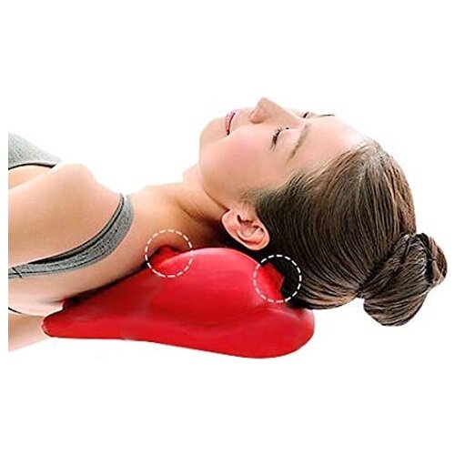 Neck Shoulder Relaxer Pain Relief Cushion Acupressure Cervical Traction Massage Pillow Chiropractic for Pain Relief Management