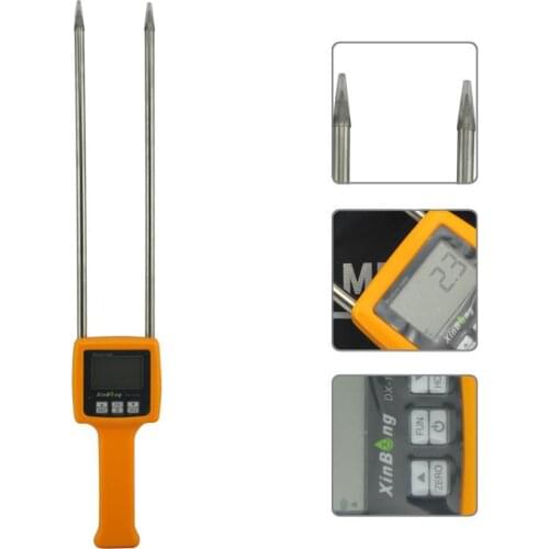 Hygrometers professional Grain moisture meter Corn Beans Rice tester DX-101G Humidity:5-35% humidity