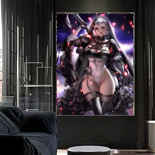 Game of NieR .game poster canvas painting painting living room study bedroom home decoration supplies wall art painting