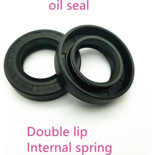 NBR framework oil seal TC115 80 110 104 70 78 85 90*130 132 134 135*7 10 12 13 14 15mm double lip with clamp spring