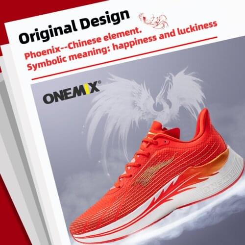 ONEMIX Trail Running Shoes Men Original Breathable With Arch Support Carbon Plate High Quality Professional Marathon Sneakers