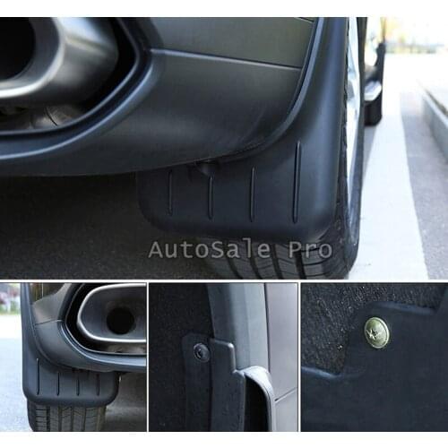 Exterior Mud Splash Flaps Guards Mudguard Fenders car accessories For Porsche Cayenne 2018 2019 (Only For European Car Model)
