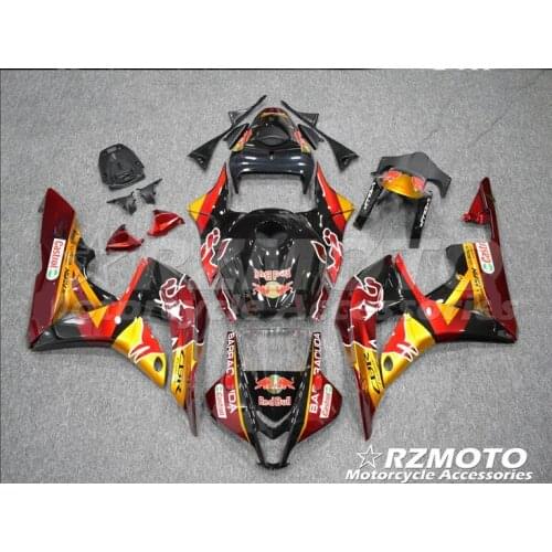 New ABS Motorcycle Fairing Fit For Honda CBR600RR F5 2007-2008 Bodywork Injection Mold Red Black