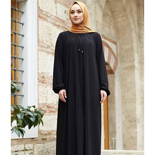 TUGBA Ferace Dress Muslim women dresses for women Muslim long dress Muslim women turkey ladies summer spring 2021