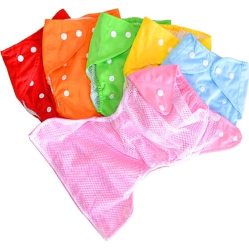 30pcs/lot Summer Design Adjustable Diapers Baby Diaper Childrens Underwear Reusable Nappies UnderPants Suit 5-15kg