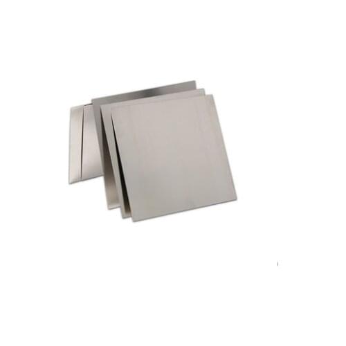 1pc 304 Stainless Steel Polished Plate Sheet Thick 0.01mm - 1mm x 100mm x 100mm