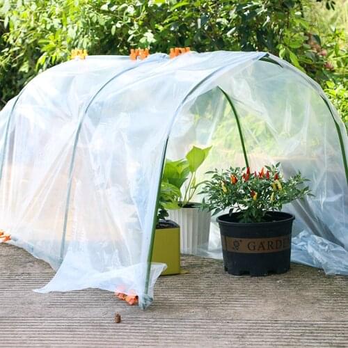 Clear Plastic Garden Plant Cove Greenhouse Film Sheet UV Protection High-quality Polyethylene Resistant Durable Rain Cover