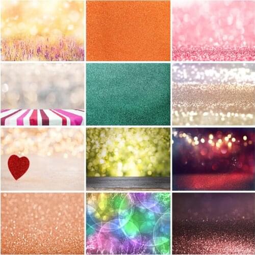 Glitter Star Polka Dot Light Bokeh Photography Background Props Birthday Party Baby Photo Backdrop 210401TGL-03