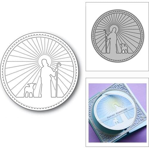 New Easter Shepherd Scene Spot Line 2020 Metal Cutting Dies for DIY Scrapbooking Decor and Card Making Embossing Craft No Stamps