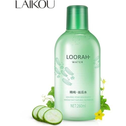Laikou 260ml Luffa Toner Refreshing Hydrating Whitening Moisturizing Care Activating Skin Repairing Dry Skin Care Cosmetics