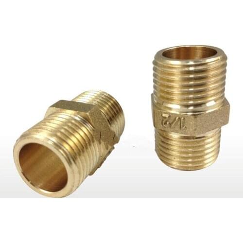 In ottone Tubo Esagonale Tettarelle da biberon Montaggio Rapido Adattatore 1/4" BSP filettatura maschio A