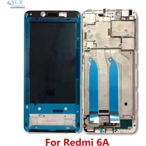 Middle Frame For Xiaomi Redmi 6A LCD Screen Supporting Middle Frame Front Bezel Housing Cover Repair Parts for redmi 6 A
