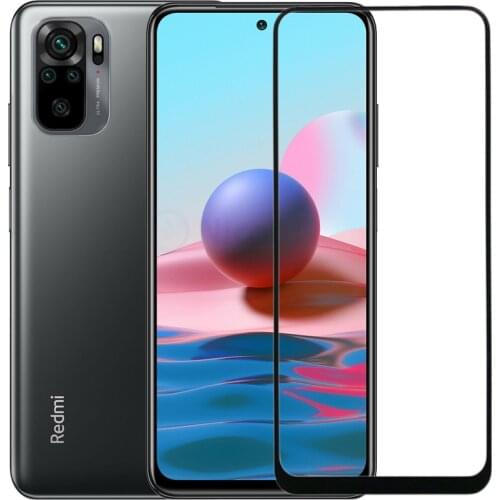 3-1Pcs Full Cover Tempered Glass Screen Protector For Redmi Note 10 Pro Max 10S Protective Glass On For Redmi Note 9 Pro Max 9S