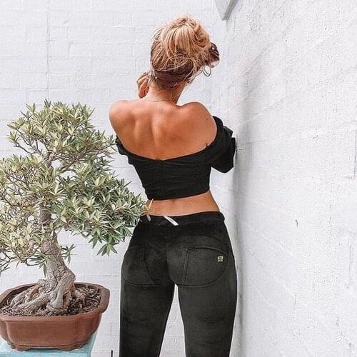 Melody Womens Pants Spring Clothing Ladies Pencil Jeans Sexy Up Fleece Black Pants Shapewear Butt Lift Flex Leggings