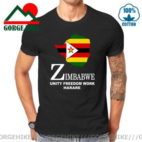 Zimbabwe ZWE Zimbabwe Harare mens t shirt new Top t-shirt Short sleeve clothes sweatshirt national team country map Fashion Tee