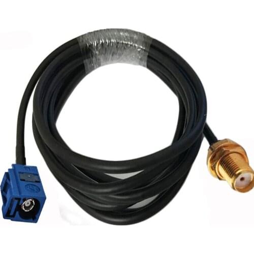 1m 3m 5m 10m SMA Female to Fakra C Female RF connector GPS Antenna RG58 50-3 Coaxial Coax Cable 50ohm