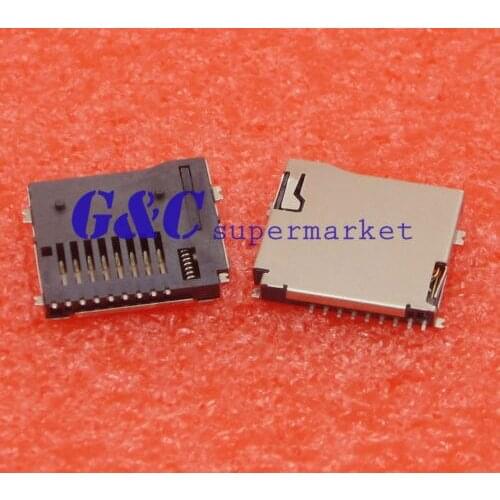 10Pcs TransFlash TF Micro Memory SD Card Self-eject Socket Plug Adapter diy electronics