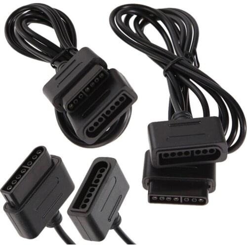 100pcs 1.8m Game Extension Cable Cords Data Transfer Cables Replacement for Nintendo SNES Controller Extension Cable