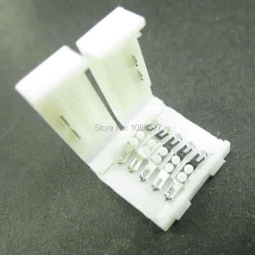 20pcs 5pin LED Strip Clip, 5 pin RGBW RGBWW LED Strip Connector For 12mm width 5050 RGB+W RGB+WW Light Strips