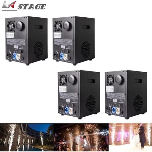 Free Shipping 4pcs/Lot 400w Cold Spark Firework Fountain Fireworks Machine Dmx And Remote Control For Wedding And Stage Effect