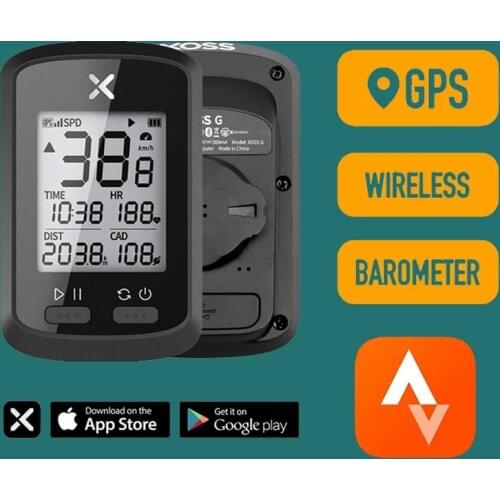 XOSS G Plus GPS Bicycle Speedometer Strava Wireless Road Bike Computer With Cadence Heart Rate Sensor Combo MTB Odometer Tracker