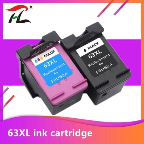 YI LE CAI 63XL Compatible for hp 63 XL Ink Cartridge hp63 for Deskjet 1110 2130 2131 2132 3630 4250 5220 5230 5232 5252