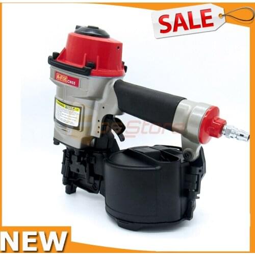 CNR55 Coil Nailer Pneumatic Coil Roofing Siding Nailer Air Stapler CN70 Nail Gun CN80