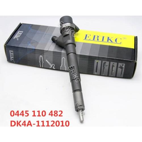 ERIKC 0 445 110 482 High Quality Auto Engine Injector 0445110482 Common Rail Fuel Injectors 0445 110 482 for DK4A-1112010 NISSAN
