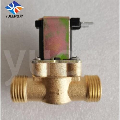 G1/2" DC12V 24V Brass Solenoid Valve Normally Closed Inlet Valve 0.8mpa