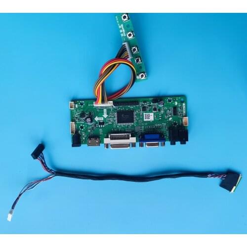 Kit for LTN101NT02-W05/306/D01 LED Panel VGA DVI 10.1" Monitor M.N68676 LVDS 40pin Controller board LCD 1024X600