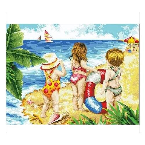 Embroidery Package Hot Sell Best Quality Cross Stitch Kits Sea Story Free Shipping