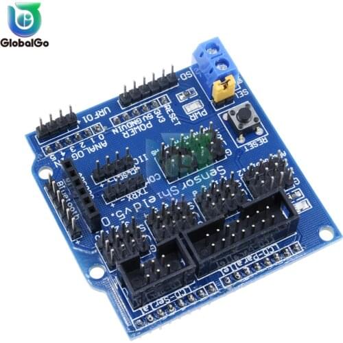 V5.0 Sensor Shield Expansion Board for Arduino Robot Sensor Shield V5 Expansion Board Bluetooth IIC Interface SD Card