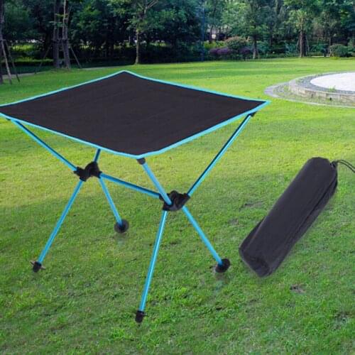 Portable Foldable Table Lightweight Camping Outdoor Furniture Tables Picnic Aluminium Alloy Ultra Light Folding Desk