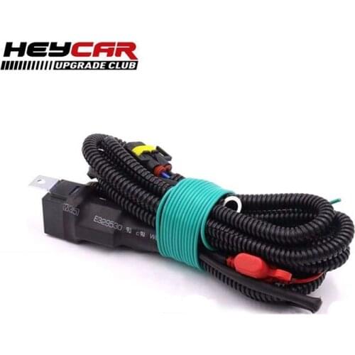 Fog Light Lamp Wires Harness Cable With Fuse For New FOR Polo Golf Jetta MK5 MK6