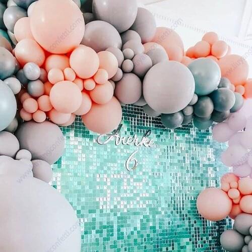 Luxury Shiny Sign Silver Square Panel Glam Backdground Shop Window Background Blush Irridescent Backdrop Big Shimmer Sequin Wall