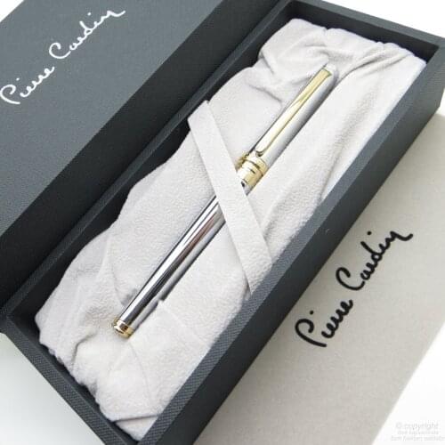 Pierre Cardin Status Gold Chrome Fountain Pen | İsme Special Pen