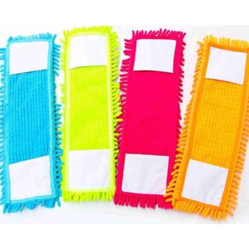 Chenille Mop Replacement Head Cleaning Flat Mop Accessories Floor Cleaning Cloth Microfiber Self-twisting Pad Wipes
