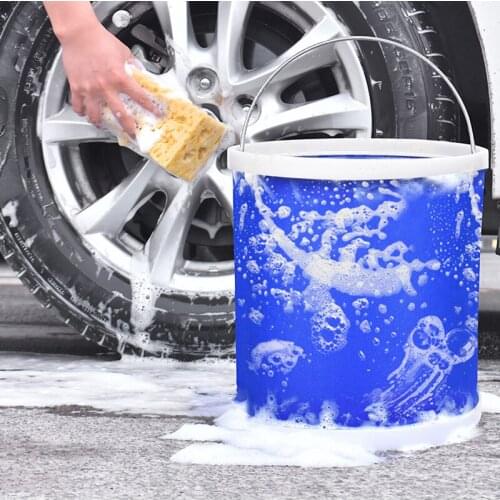 Foldable car wash fishing bathroom kitchen bucket 13L for Honda CRV Accord Odeysey Crosstour FIT Jazz City Civic JADE Crider