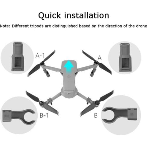 Foldable Support Landing Gear Leg Heightening Stabilizers Protectors For DJI Mavic Air 2 Drone Accessories