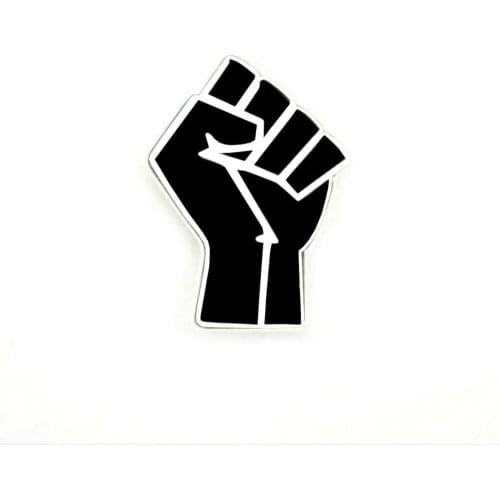 The Resistance Resist Solidarity Black Power Salute Embroidered Emblem iron on applique