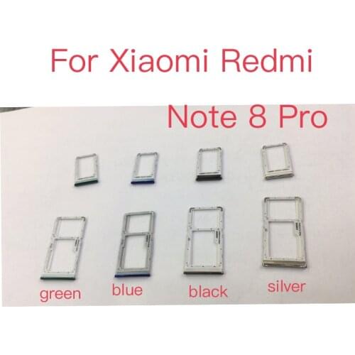 1Set For Xiaomi Redmi Note 8 Pro Sim Card Tray Slot Holder Replacement Parts