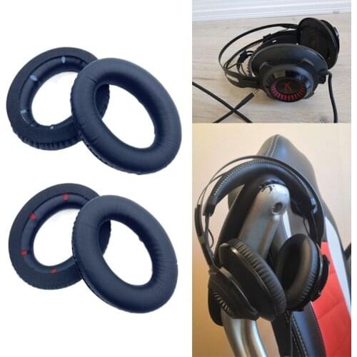 1 Pair Soft Sponge Foam Replacement Compatible with Hyper X Cloud Revolver S Headset Parts Earpads Earmuff Cover