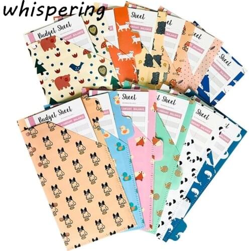 24pcs Budget Envelopes Set Creative 6 Holes Cash Envelopes With Budget Sheets And Label Stickers Coupon Organizer Wallet