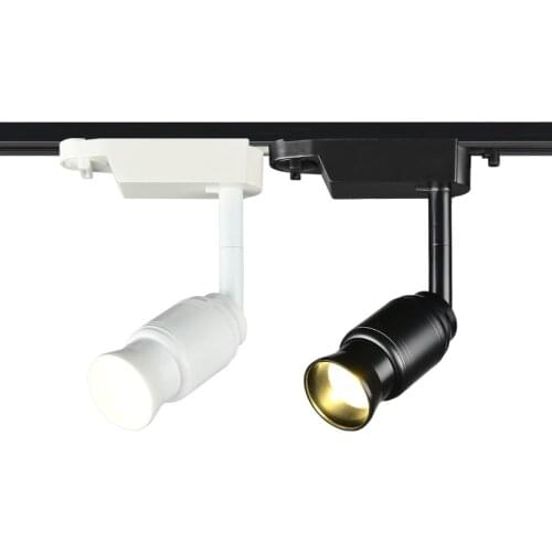 5W/10W LED COB Ceiling Light Zooming Picture Spotlight Rail Track Focus Lamp Jewelry Store Black/White shell