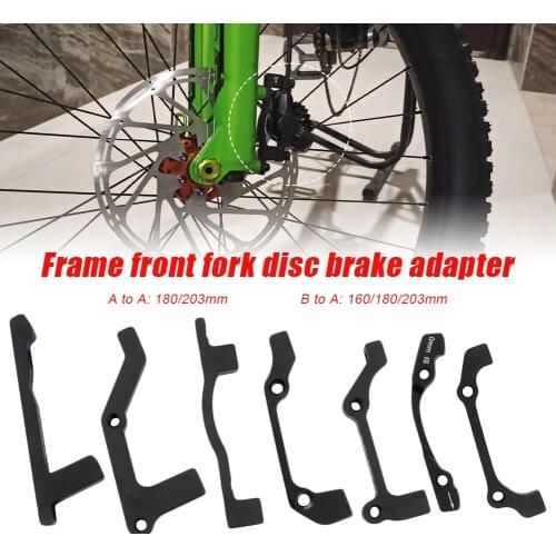 MTB Bike Disc Brake Converter Ultralight Bracket IS PM AB To PM A Disc Brake Mount Adapter For 160 180 203mm Rotor