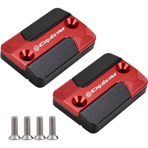 For SYM CRUISYM 300 CRUISYM300 Motorcycle accessories CNC Aluminum Front Rear Fluid Reservoir Cover Cylinder Reservoir Brake Cap