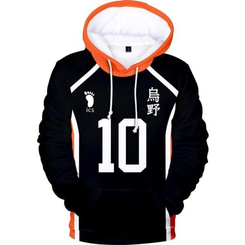 Anime Haikyuu Cosplay Costumes Hinata Shouyou Jersey Hoodies Sweatshirts Volleyball Haikyuu Cosplay Sportwear Costume